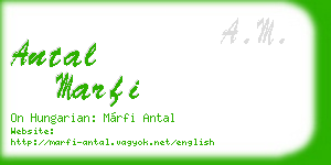 antal marfi business card