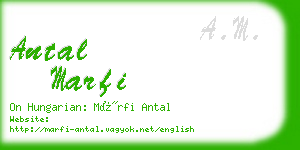 antal marfi business card